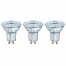 3 x Osram LED Leuchtmittel PAR16 Glas Reflektor 2,6W =...