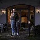 Ledvance LED Außenleuchte Wandlampe Endura Cage Down Schwarz IP44 E27