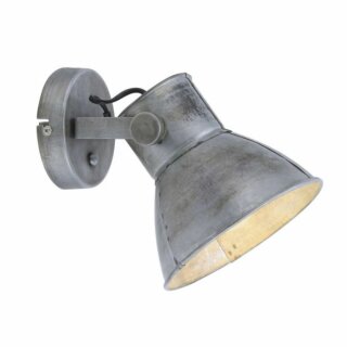 Paul Neuhaus Wandleuchte Deckenlampe Samia Industrie Eisen max. 1 x 25W E27 ohne Leuchtmittel schwenkbar