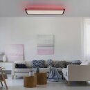 Paul Neuhaus LED Aufbau-Panel 100x25cm Mario Schwarz 29W 3700lm RGB CCT Fernbedienung