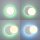 Paul Neuhaus LED Deckenleuchte Weiß 39cm 21W 2000lm RBG CCT 2700K-5000K Backlight dimmbar mit Fernbedienung