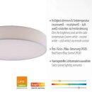 Paul Neuhaus LED Smart Deckenleuchte Lola Ø58cm Textil weiß 36W 3700lm CCT RGB Fernbedienung Google Alexa WiFi