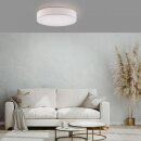 Paul Neuhaus LED Smart Deckenleuchte Lola Ø58cm Textil weiß 36W 3700lm CCT RGB Fernbedienung Google Alexa WiFi