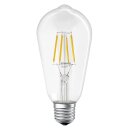 Ledvance LED Smart+ Filament Edison ST64 6W = 60W E27 klar 806lm warmweiß 2700K Dimmbar App Google Alexa Apple Bluetooth