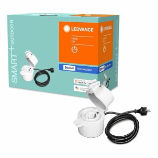 Ledvance Smart+ Plug Steckdose EU für außen IP44 schaltbar Weiß App Google Alexa Bluetooth