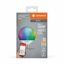 Ledvance LED Smart+ G95 Globe 14W = 100W E27 Opal 1521lm RGBW 2700-6500K dimmbar App Google Amazon Alexa WiFi