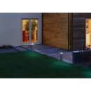 Osram LED Außenleuchte Stehleuchte Endura Style Cylinder Edelstahl 50cm IP44 6W 360lm warmweiß 3000K