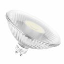 LED Leuchtmittel Glas Reflektor QPAR111 6,5W GU10 465lm warmweiß 2700K flood 24°