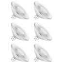 6 x LED Leuchtmittel Glas Reflektor QPAR111 4W GU10 350lm warmweiß 2700K flood 24°