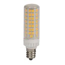 LED Leuchtmittel Röhrenform T19 7W E14 klar 820lm...