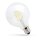 Spectrum LED Filament Leuchtmittel G95 Globe 4W E27 klar 380lm warmweiß 2700K DIMMBAR