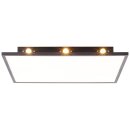 Brilliant LED Deckenleuchte Aufbaupanel Xception schwarz 35cm 36W 4500lm warmweiß 3000K EasyDim Schalter dimmbar