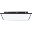 Brilliant LED Deckenleuchte Aufbaupanel Xception schwarz...