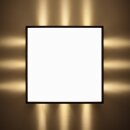 Brilliant LED Deckenleuchte Aufbaupanel Xception schwarz 35cm 36W 4500lm warmweiß 3000K EasyDim Schalter dimmbar