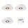 Brilliant LED Deckenleuchte Vanela rund Ø50cm Weiß Braun 57W 7098lm CCT 3000K-6500K Dimmbar mit Fernbedienung