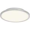 Brilliant LED Deckenleuchte Aufbaupanel Ceres Eisen Ø25cm 10W 1000 lm warmweiß 3000K