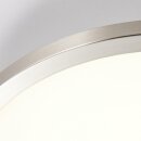 Brilliant LED Deckenleuchte Aufbaupanel Ceres Eisen Ø25cm 10W 1000 lm warmweiß 3000K