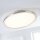 Brilliant LED Deckenleuchte Aufbaupanel Ceres Eisen Ø25cm 10W 1000 lm warmweiß 3000K