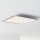 Brilliant LED Deckenleuchte Aufbaupanel 45x45cm Ceres Eisen 30W 3000lm warmweiß 3000K EasyDim Schalter dimmbar