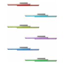 Brilliant Smart LED Deckenleuchte Sword Eisen 2 x 14W 2400lm RGBW 2700-6200K Dimmbar WiZ-App Google Alexa