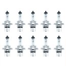 10 x H4 12V P43T 55W Scheinwerferlampe