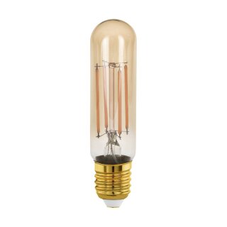 Eglo LED Filament Leuchtmittel Röhre T32 4W = 28W E27 Gold 300lm extra warmweiß 1700K DIMMBAR