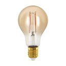 Eglo LED Filament Leuchtmittel Birne A75 4W = 28W E27 Gold 300lm extra warmweiß 1700K DIMMBAR