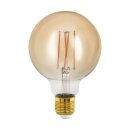 Eglo LED Filament Leuchtmittel Globe G95 4W = 28W E27 Gold 300lm extra warmweiß 1700K DIMMBAR