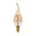 Eglo LED Filament Leuchtmittel Windstoßkerze 4W = 28W E14 Gold 300lm extra warmweiß 1700K DIMMBAR