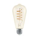 Eglo LED Spiral Filament Leuchtmittel Edison ST64 4W =...