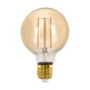 Eglo LED Filament Leuchtmittel Globe G80 4W = 28W E27...