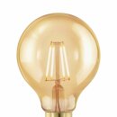 Eglo LED Filament Leuchtmittel Globe G80 4W = 28W E27 Gold 300lm extra warmweiß 1700K DIMMBAR