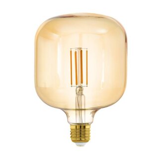 Eglo LED Filament Leuchtmittel Zylinder 4W = 35W E27 Gold 400lm extra warmweiß 2200K DIMMBAR