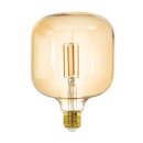 Eglo LED Filament Leuchtmittel Zylinder 4W = 35W E27 Gold 400lm extra warmweiß 2200K DIMMBAR