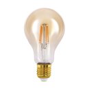 Eglo LED Filament Leuchtmittel Birne A75 4W = 32W E27 Gold 350lm extra warmweiß 2200K