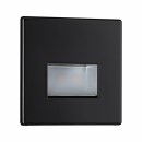 Paulmann LED Wandeinbauleuchte Edge Quadro Set 80x5mm Schwarz matt 1,2W 50lm Warmweiß 2700K