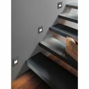 Paulmann LED Wandeinbauleuchte Edge Quadro Set 80x5mm Schwarz matt 1,2W 50lm Warmweiß 2700K