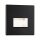 Paulmann LED Wandeinbauleuchte Edge Quadro Set 80x5mm Schwarz matt 1,2W 50lm Warmweiß 2700K