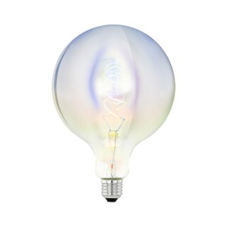 Eglo LED Spiral Filament Leuchtmittel Globe G150 3W E27 Regenbogen 210lm extra warmweiß 2200K