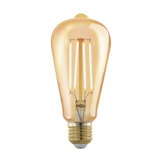 Eglo LED Filament Leuchtmittel Edison ST64 4W = 30W E27 Gold 320lm extra warmweiß 1700K DIMMBAR