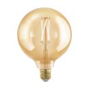 Eglo LED Filament Leuchtmittel Globe G125 4W = 30W E27 Gold 320lm extra warmweiß 1700K DIMMBAR