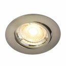 3 x Nordlux LED Smart Einbauleuchte Carina Nickel gebürstet rund 3 x 4W GU10 345lm 2200-6500K Dimmbar App Google Alexa Bluetooth