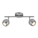 Nordlux LED Spotlights Chicago Stahl gebürstet 2 x...