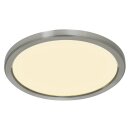Nordlux LED Wand- & Deckenleuchte Oja Nickel Ø30cm 14,5W 1600lm 3000K/4000K Dimmbar per Schalter