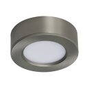 3 x Nordlux LED Aufbauleuchte Kitchenio Nickel gebürstet rund 3 x 2W 170lm 3000K/4000K 2-Stufen-Dimmbar