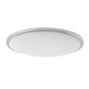 Nordlux LED Deckenleuchte Theros Chrom Ø35cm IP44 17W 1650lm 3000K/4000K 3-Stufen-Dimmbar + Nachtlicht