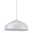 Nordlux LED Pendelleuchte Fura Weiß Ø25cm 12W 1200lm warmweiß 2200K/2700K Dimmbar per Schalter kürzbar