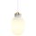 Nordlux Pendelleuchte Raito Oval Weiß/Messing Ø22,5cm max. 25W E27 ohne Leuchtmittel kürzbar