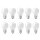 10 x T60 Glühbirne 60W E27 Opal Soft White Glühlampe Glühbirnen Glühlampen 60 Watt