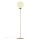 Nordlux Stehleuchte Raito Weiß/Messing 150cm max. 25W E27 ohne Leuchtmittel mit Schalter